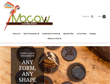 Tablet Screenshot of macawconfections.com